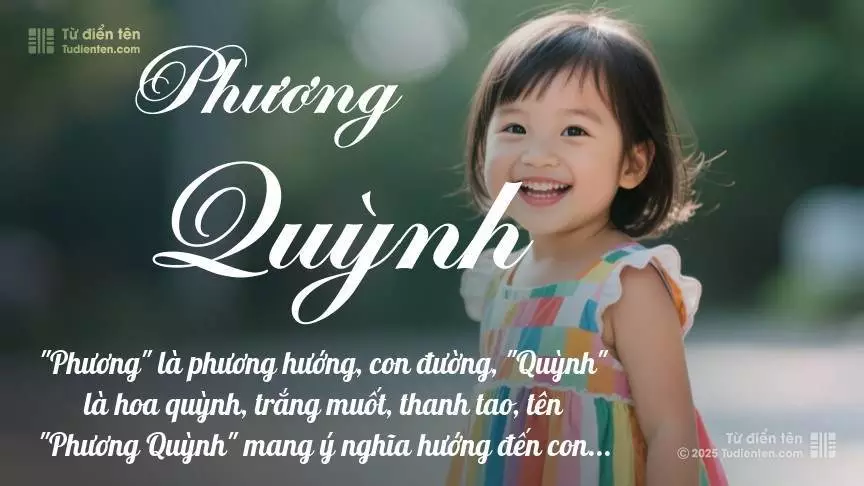 Tên Phương Quỳnh rất nữ tính, gần như luôn được đặt cho bé gái.