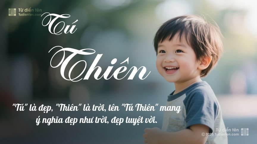 Ý nghĩa ngắn gọn của tên Tú Thiên
