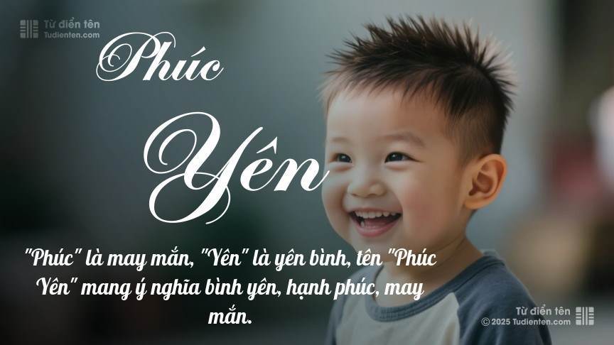 Ý nghĩa ngắn gọn của tên Phúc Yên