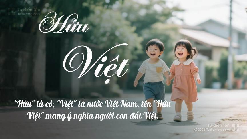 Ý nghĩa ngắn gọn của tên Hửu Việt
