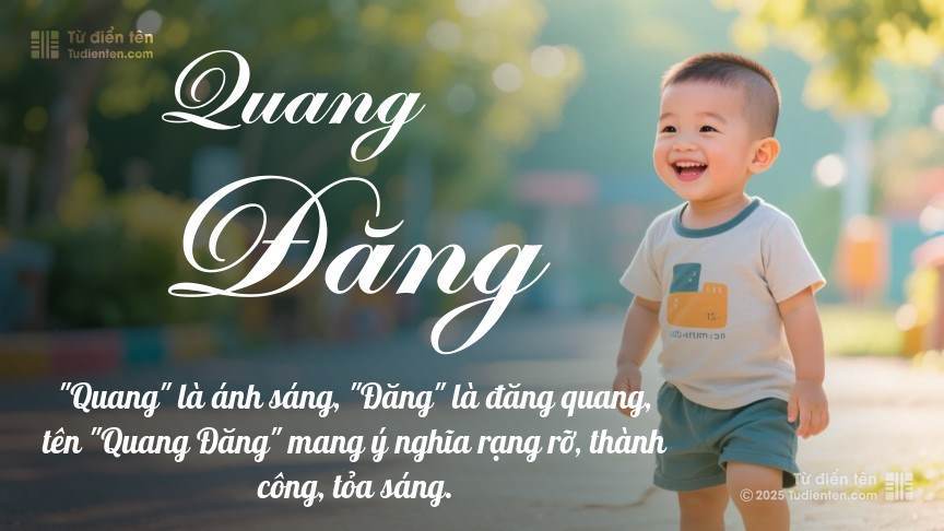 Tên Quang Đăng: Ý nghĩa, giới tính, Phong thủy và Thần số học