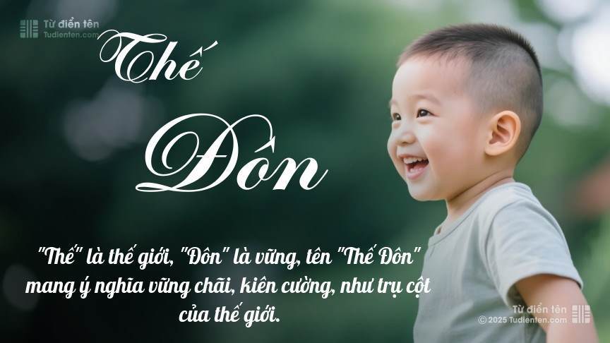 Ý nghĩa ngắn gọn của tên Thế Đôn