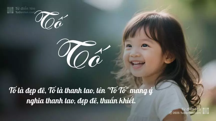 Tên Tố Tố mang đậm sắc thái nữ tính, hầu như chỉ xuất hiện trong tên của bé gái.
