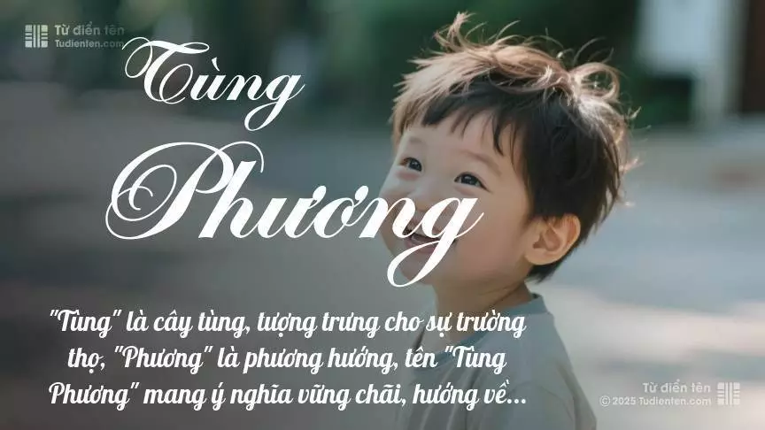 Tên Tùng Phương mang đậm sắc thái nam tính, hầu như chỉ xuất hiện trong tên của bé trai.