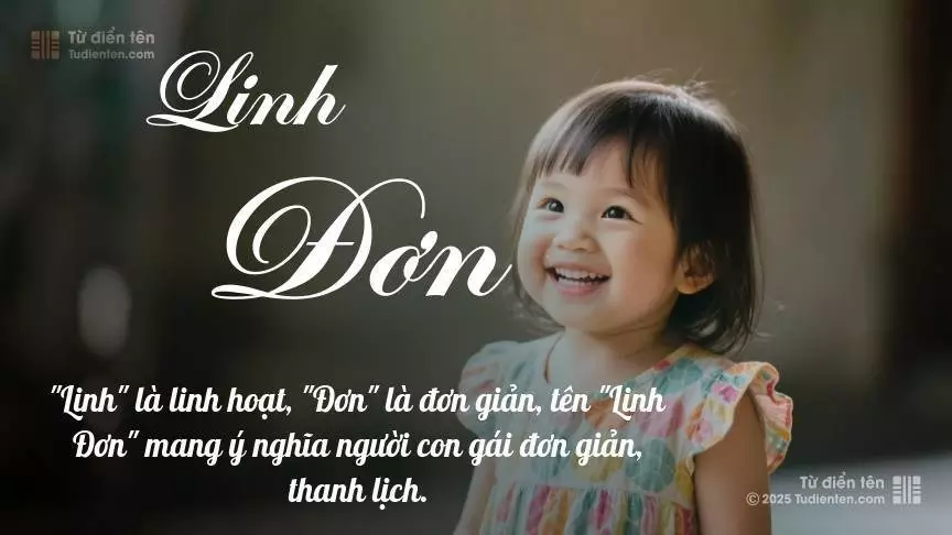 Tên Linh Đơn mang đậm sắc thái nữ tính, hầu như chỉ xuất hiện trong tên của bé gái.