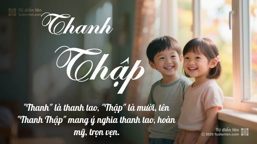 Ý nghĩa ngắn gọn của tên Thanh Thập