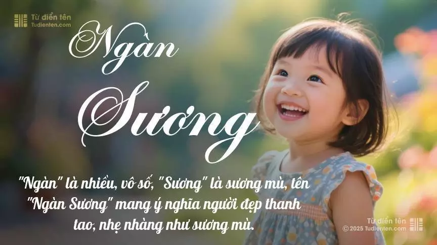 Tên Ngàn Sương mang đậm sắc thái nữ tính, hầu như chỉ xuất hiện trong tên của bé gái.