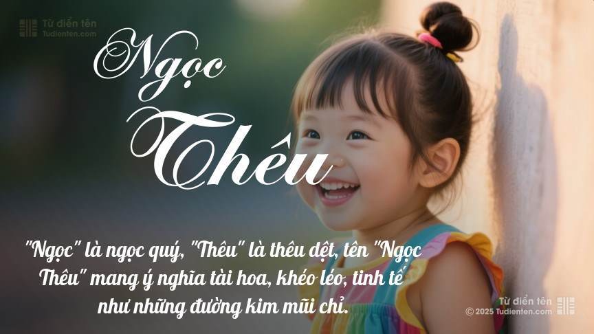 Ý nghĩa ngắn gọn của tên Ngọc Thêu