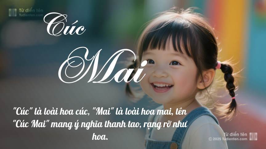 Ý nghĩa ngắn gọn của tên Cúc Mai