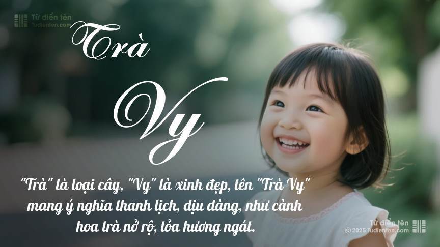 Ý nghĩa ngắn gọn của tên Trà Vy
