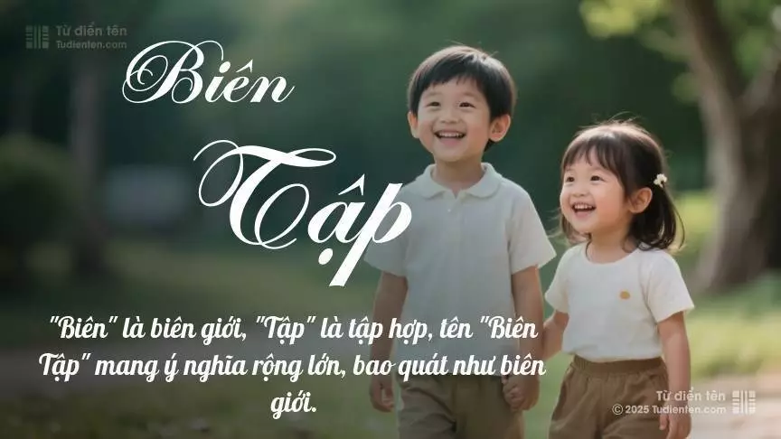 Tên Biên Tập rất hiếm khi gặp, mang lại cảm giác độc biệt, mới lạ và cá tính.