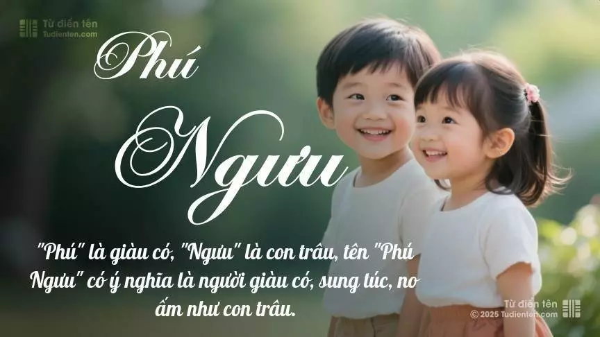 Tên Phú Ngưu rất hiếm khi gặp, mang lại cảm giác độc biệt, mới lạ và cá tính.