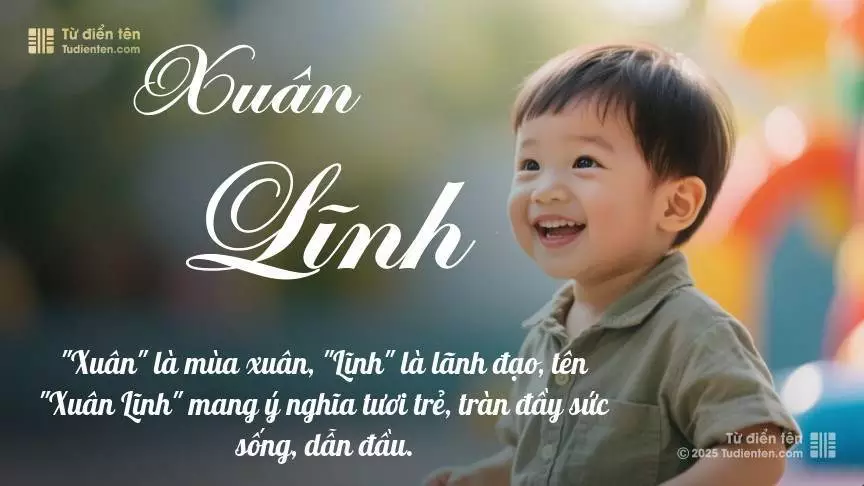 Tên Xuân Lĩnh mang đậm sắc thái nam tính, hầu như chỉ xuất hiện trong tên của bé trai.
