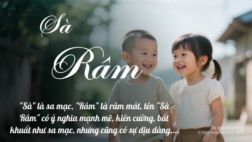 Ý nghĩa ngắn gọn của tên Sà Râm