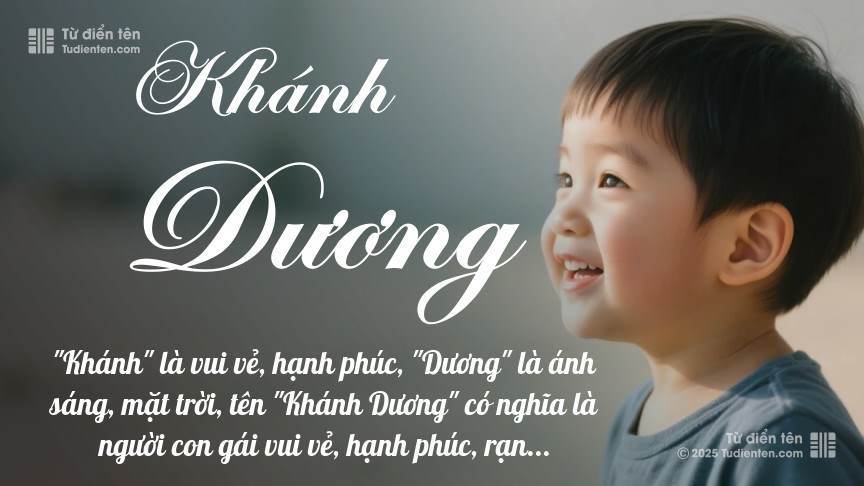 Ý nghĩa ngắn gọn của tên Khánh Dương