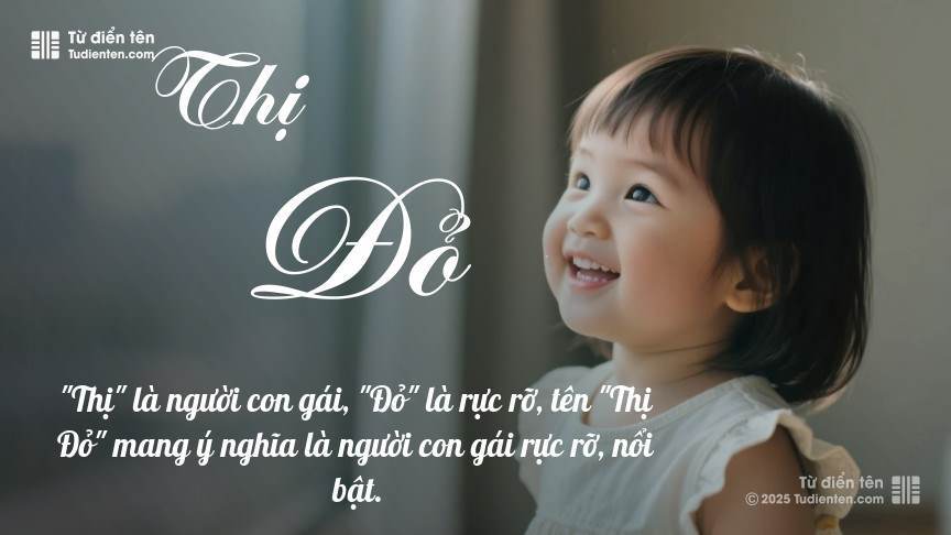 Ý nghĩa ngắn gọn của tên Thị Đỏ