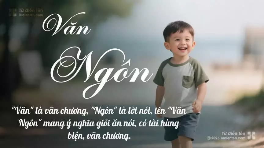 Tên Văn Ngôn mang đậm sắc thái nam tính, hầu như chỉ xuất hiện trong tên của bé trai.