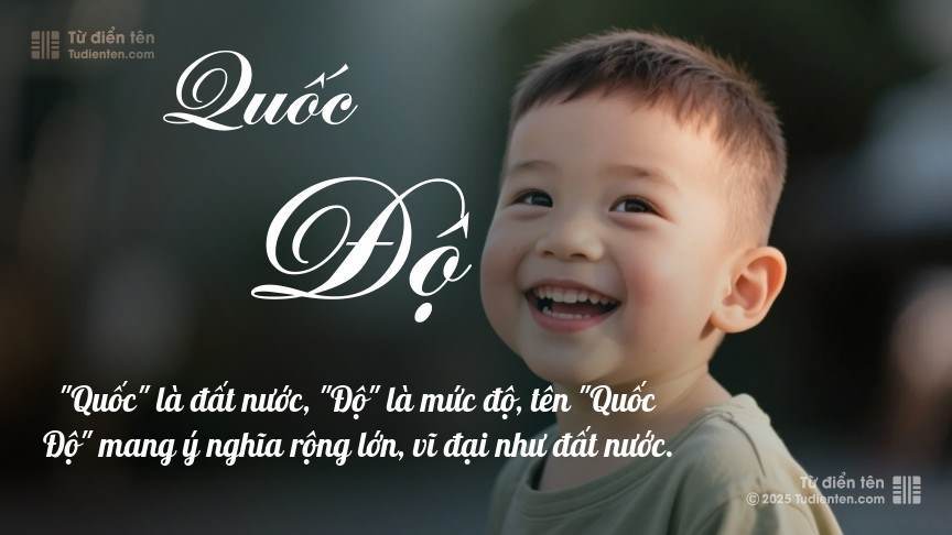 Ý nghĩa ngắn gọn của tên Quốc Độ