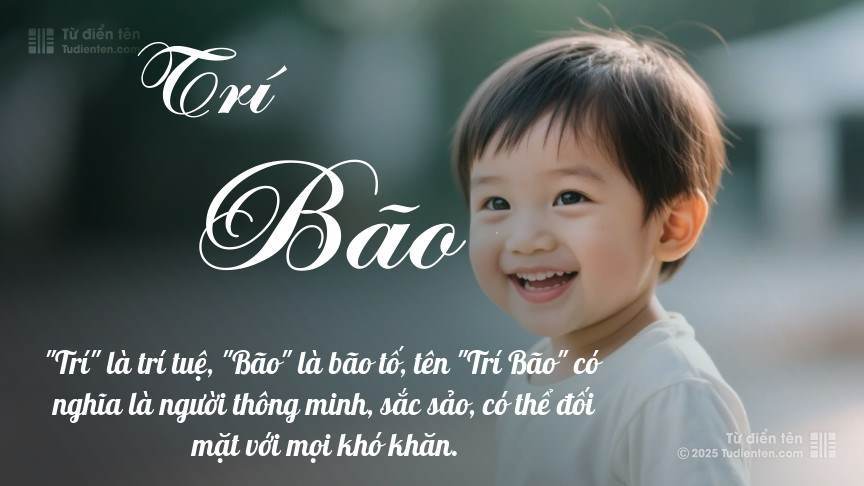 Ý nghĩa ngắn gọn của tên Trí Bão