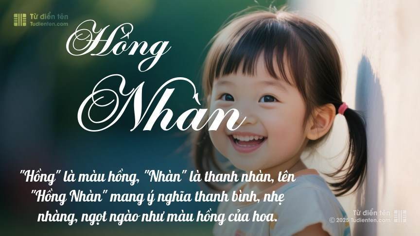 Ý nghĩa ngắn gọn của tên Hồng Nhàn