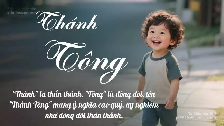 Tên Thánh Tông mang đậm sắc thái nam tính, hầu như chỉ xuất hiện trong tên của bé trai.