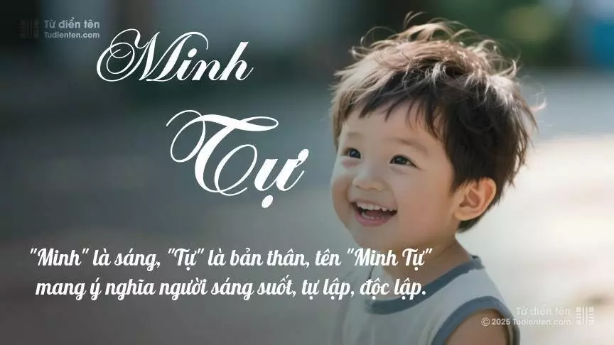 Tên Minh Tự mang đậm sắc thái nam tính, hầu như chỉ xuất hiện trong tên của bé trai.