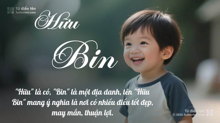 Ý nghĩa ngắn gọn của tên Hữu Bin