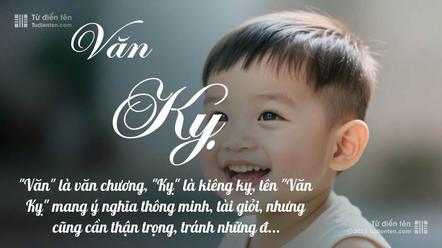Ý nghĩa ngắn gọn của tên Văn Kỵ