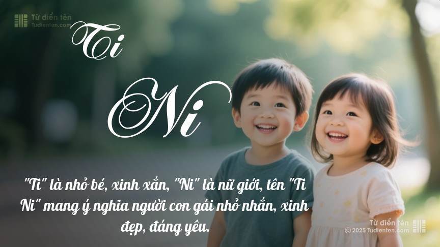 Ý nghĩa ngắn gọn của tên Ti Ni
