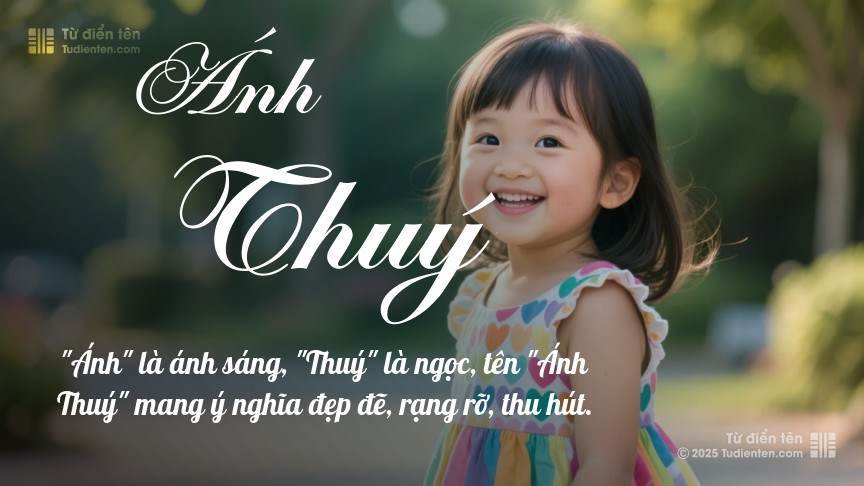 Ý nghĩa ngắn gọn của tên Ánh Thuý