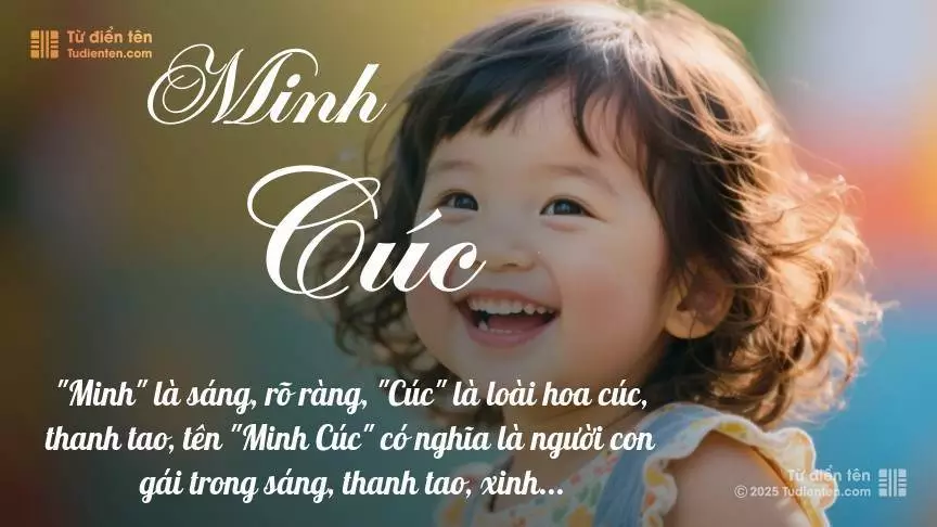 Tên Minh Cúc chủ yếu dành cho bé gái, gợi lên vẻ đẹp nữ tính.