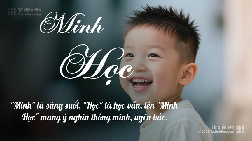 Ý nghĩa ngắn gọn của tên Minh Học
