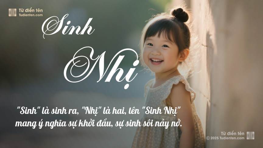 Ý nghĩa ngắn gọn của tên Sinh Nhị
