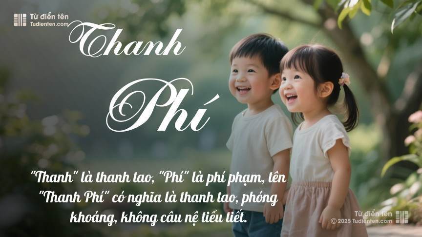 Ý nghĩa ngắn gọn của tên Thanh Phí