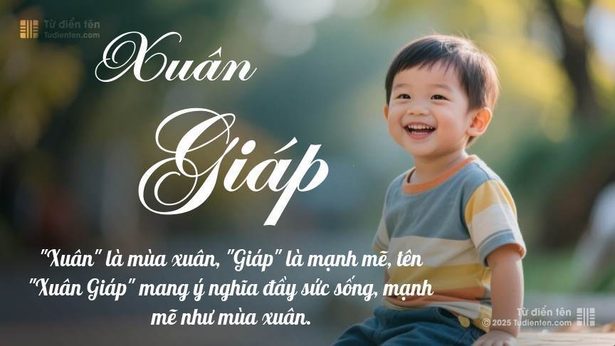 Ý nghĩa ngắn gọn của tên Xuân Giáp