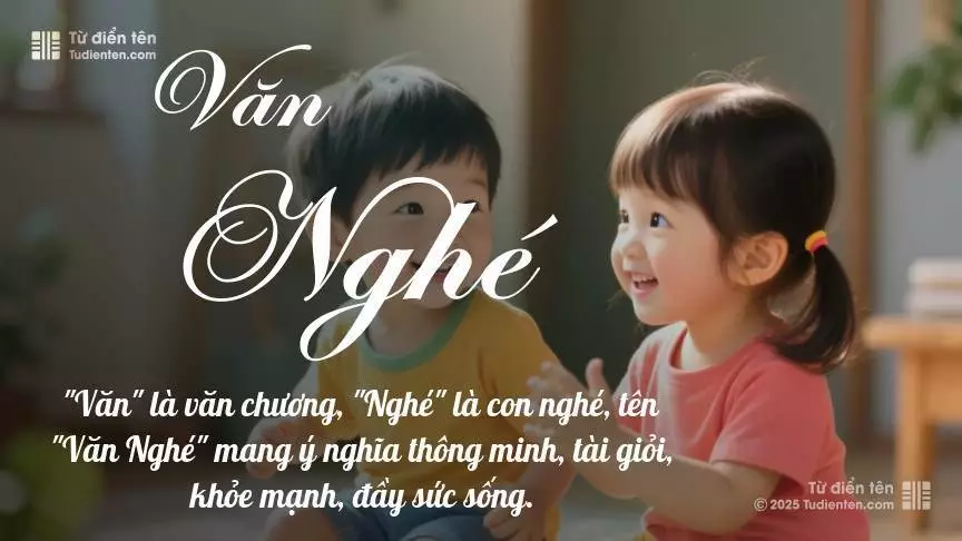 Tên Văn Nghé rất hiếm khi gặp, mang lại cảm giác độc biệt, mới lạ và cá tính.