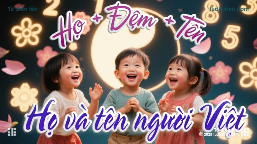 Họ và tên - Họ + Đệm + Tên là cấu trúc chính trong tên người Việt