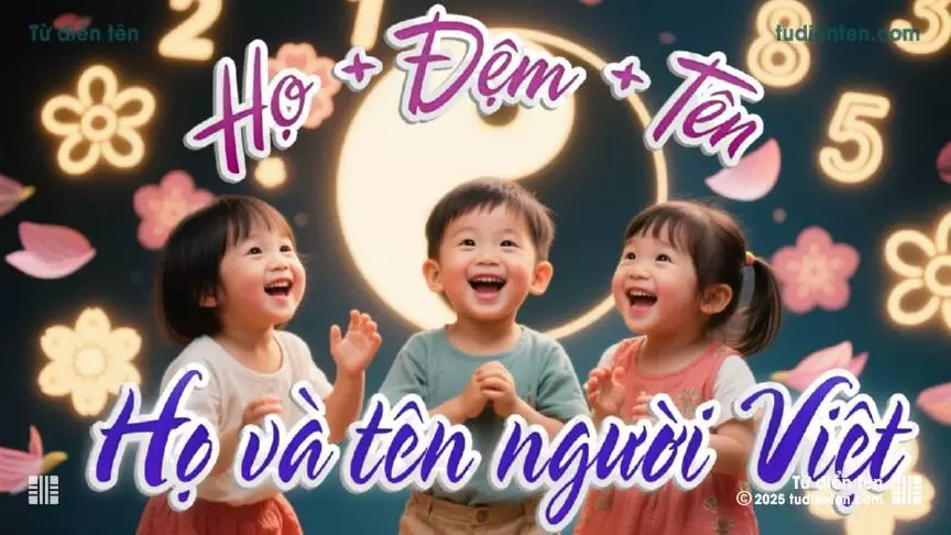 Họ và tên - Họ + Đệm + Tên là cấu trúc chính trong tên người Việt