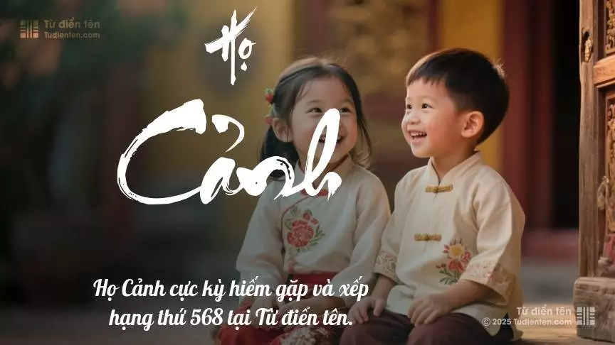 Họ Cảnh - Chắp cánh ước mơ và hạnh phúc cho con.