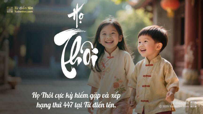 Họ Thôi - Cội nguồn yêu thương, chào đón con đến với thế giới.