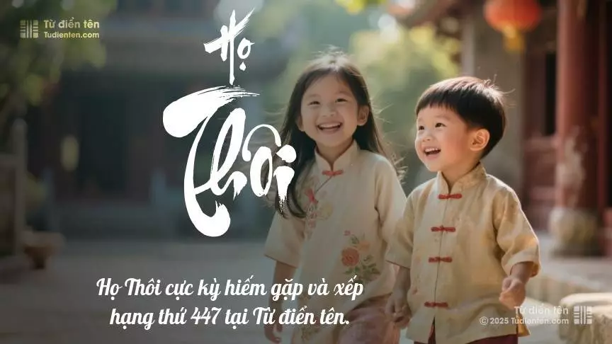 Họ Thôi - Cội nguồn yêu thương, chào đón con đến với thế giới.