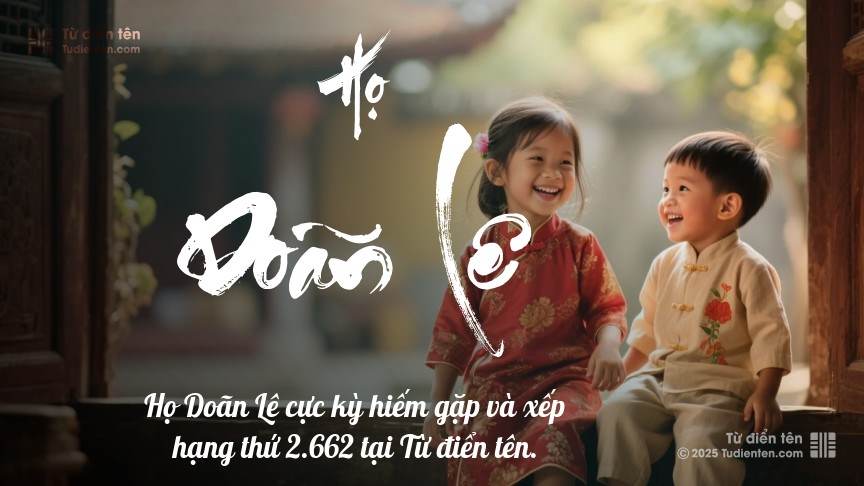 Họ Doãn Lê - Khởi đầu cho những tên tuổi được gìn giữ qua thời gian.
