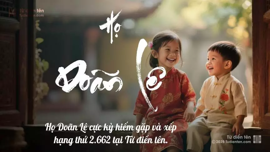 Họ Doãn Lê - Khởi đầu cho những tên tuổi được gìn giữ qua thời gian.