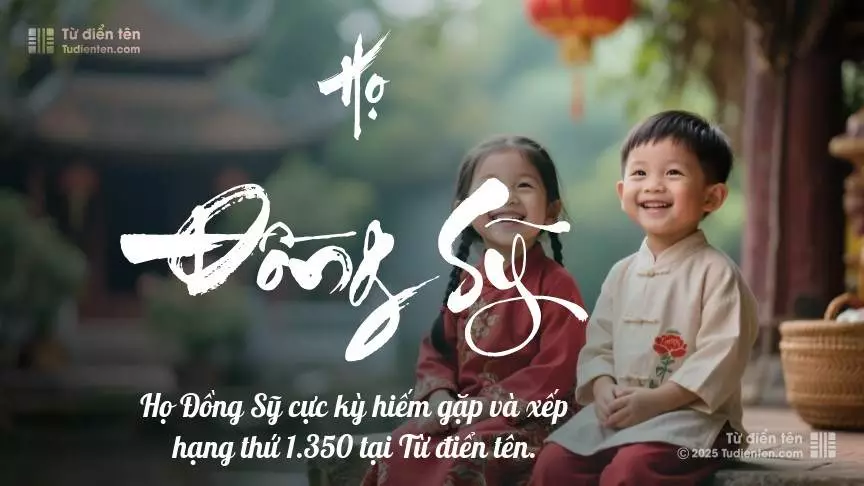 Họ Đồng Sỹ - Dấu ấn thân thuộc, đồng hành cùng con trên mỗi bước đường.