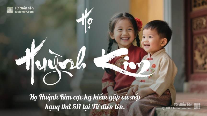 Họ Huỳnh Kim - Hiện diện qua bao thế hệ, là điểm tựa vững chắc cho con.