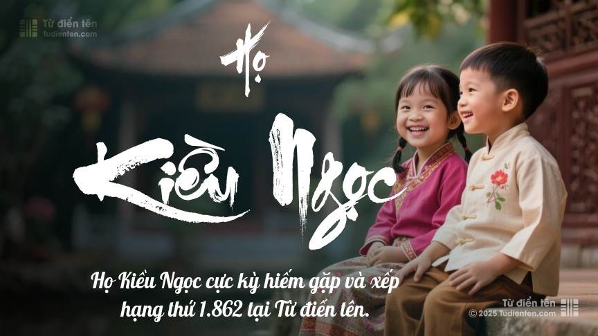 Họ Kiều Ngọc - Tiếp nối yêu thương và phước lành từ thế hệ trước trao gửi cho con.