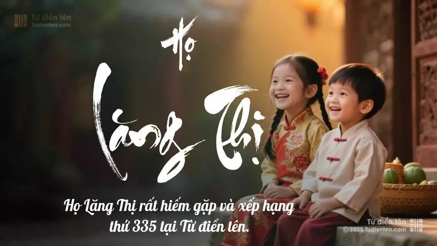 Họ Lăng Thị - Hiện diện qua bao thế hệ, là điểm tựa vững chắc cho con.