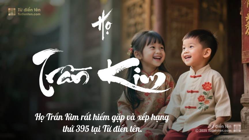Tên con Trai họ Trần Kim 4 chữ Hợp Phong Thuỷ - Gợi ý Tên Đẹp & Ý nghĩa