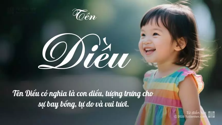 Tên Diều thiên về bé gái, gợi lên sự dịu dàng và nữ tính.