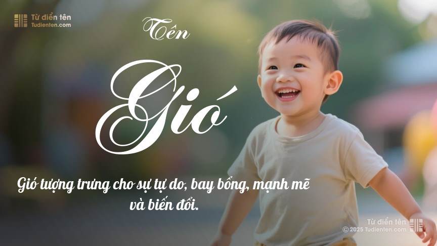 Ý nghĩa ngắn gọn của tên Gió